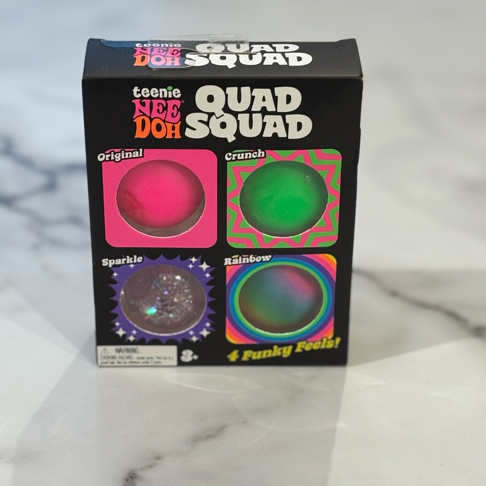 Teenie Nee Doh Quad Squad - Pink and Green Sensory Balls